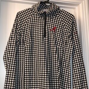 Columbia houndstooth Alabama pullover